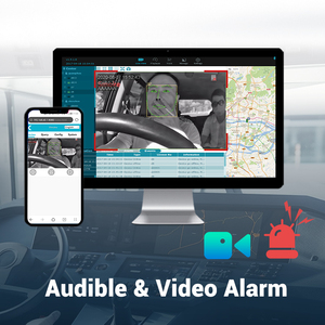 Système de surveillance du conducteur STONKAM AI DMS avec détection de fatigue infrarouge en temps réel, alerte de distraction, alarme anti-somnolence pour camions - Product Image 5