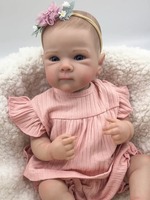 Poupée Reborn réaliste de 19 pouces en vinyle souple, jouet pour enfants, cadeau, vente en gros, personnalisable