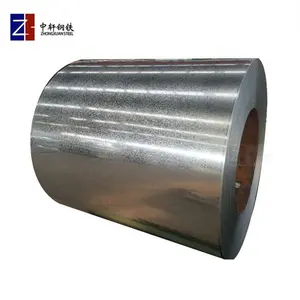 Groupe de couches de zinc pour profilage à haute teneur en zinc Acier 12Mm Ibr 0.21Mm 26 Calibre 60 Bobine galvanisée