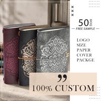 Coffret Cadeau Agenda Carnets en Cuir PU Journal Personnalisé Nouveau Style A5 Estampage à Chaud Or Cahiers de Bureau École