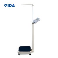 Balance médicale électronique rechargeable Matériau ABS Mesure du corps Affichage de la hauteur et du poids sur LCD Support personnalisé OEM & ODM