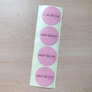 Custom Round Gold Foil <b>Stickers</b>, Self Adhesive Brand Logo Sealing <b>Labels</b>, Roll Packaging <b>Stickers</b> For Small Business - Product Image 5