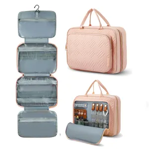 Toiletry Special Design Makeup Cosmetic Bag Large Hanging Toiletry Bag Travel Toiletry Bag For Women With Jewelry Organizer
