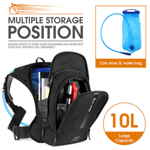 Mochila de Ciclismo, Informal, para Deportes al Aire Libre, Bolsa de Bicicleta, Mochila de Hidratación, Impermeable, para Correr, Deportes Acuáticos, Ciclismo, Poliéster Resistente - Product Image 3