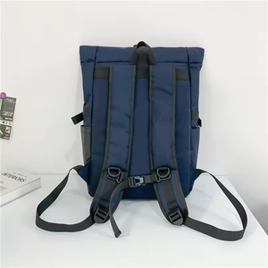 Custom Men's Travel Roll Top <b>Backpack</b> Waterproof Foldable Mochilas Student Women's <b>School</b> Rolltop Laptop <b>Backpack</b> - Product Image 2