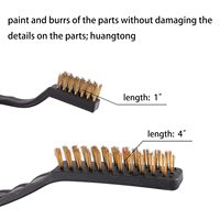 Ensemble de brosses métalliques, brosse à poils métalliques à manche courbé pour nettoyer les scories de soudure, la rouille et la poussière, manche courbé