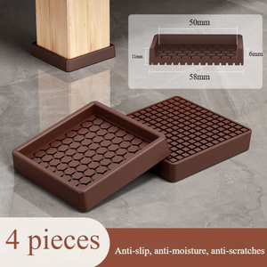 Junta antideslizante para patas <span class=keywords><strong>de</strong></span> cama, almohadillas silenciosas para <span class=keywords><strong>mesa</strong></span> y sofá, artefacto antidesplazamiento para muebles - Product Image 4