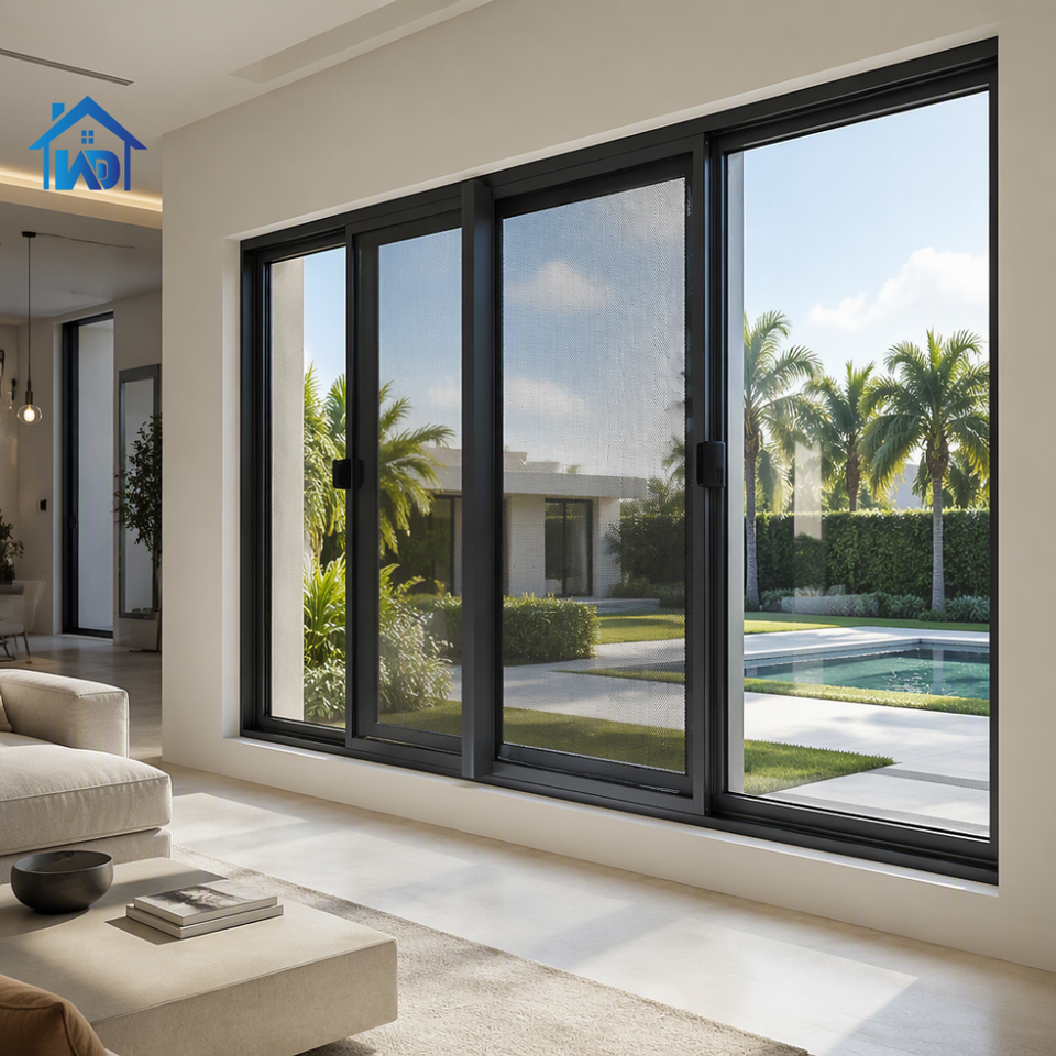 Modern Nice Design Thermal Break Aluminium Sliding Window Double Glazed ...