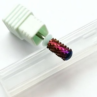 Tête de polissage d'ongles de haute qualité en acier tungstène argenté, outil de dégrossissage pour ponceuse à ongles 3XC 4XC 5XC