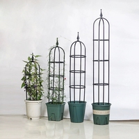 Supports de plantes en PVC anti-rouille en forme de U MQ, design moderne pour tomates et pois, empêche la rupture des tiges, utilisation en serre et jardin