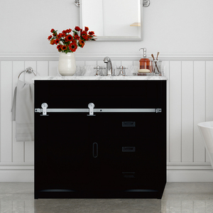 <strong>Mini</strong> Sliding Barn Door Hardware Kit For Double Opening Cabinet <strong>Tv</strong> <strong>Stand</strong> - Product Image 5