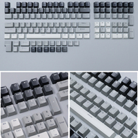 HZGAMER Gradient Color Keycap, INS Style Double Shot Keycaps for Mechanical Keyboard, PBT OEM Profile Keycap