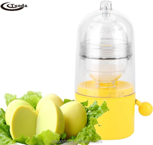 Fabricant d'oeufs dorés à manivelle manuelle pour enfants Gadgets de cuisine <span class=keywords><strong>Scrambler</strong></span> Shaker <span class=keywords><strong>Egg</strong></span> White Yellow Mixer - Product Image 1