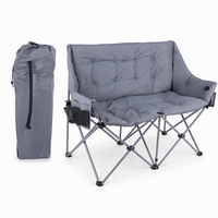 Chaise de camping chauffante personnalisée, 3 niveaux de température, siège pliable rembourré 600D pour l'extérieur