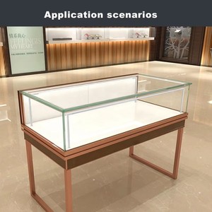 Gisih Hot Bán DC12V có thể tháo rời bạc đen <span class=keywords><strong>LED</strong></span> hiển thị tủ thanh ánh sáng cho đồ trang sức đồng hồ Bảo tàng chiếu sáng - Product Image 4