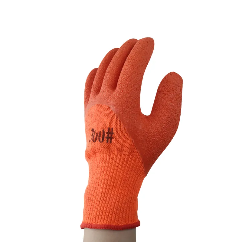 Atmungsaktive allgemeine Arbeits handschuhe Sicherheits konstruktion Latex schaum Falten handschuhe