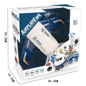 Дешевый полицейский легкий музыкальный пульт дистанционного управления трек таксинг самолёт Мобильная игрушка главный офис - Product Image 4