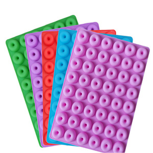 Molde de Silicona Personalizado de 48 Cavidades para Donuts Pequeños, Molde para Cubitos de Hielo, Moldes para Donuts, Hazlo Tú Mismo - Product Image 1