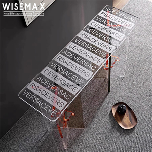 MUEBLES WISEMAX, muebles populares baratos para sala de estar, mesa de entrada acrílica delgada, pasillo, <span class=keywords><strong>consola</strong></span> <span class=keywords><strong>estrecha</strong></span>, Decoración de mesa para oficina - Product Image 4