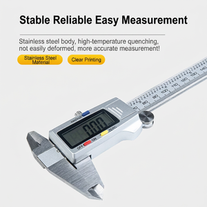 Calibrador digital de 0-150 mm de acero inoxidable, herramienta de medición de alta precisión para joyería y piezas pequeñas - Product Image 2