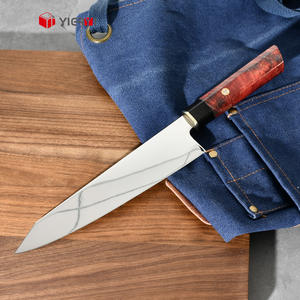 سكين مطبخ ياباني عالي الجودة مصنوع حسب الطلب من فولاذ M390، سكين شيف من الفولاذ المقاوم للصدأ مع مقبض خشبي - Product Image 1