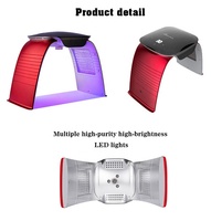 Appareil de Nettoyage du Visage à 7 Couleurs Lumineuses pour Blanchiment et Rajeunissement de la Peau, Usage Commercial, Prises US/EU/UK