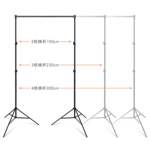 3*2.6m Adjustable Green Cloth Gantry <b>Backdrop</b> <b>Stand</b> for Live Streaming and Outdoor Product Shooting - Product Image 3
