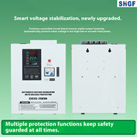 Stabilisateur de tension monophasé 20 kVA avec entrée CA 45-280 V, sortie 220 V 8 % AVR SVC, relais et écran LCD pour centre de données