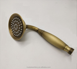 Douche en laiton de qualité à prix économique, avec poignée en céramique et porcelaine, finition bronze antique - Product Image 2