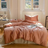 Ensemble de literie en tissu Tencel Lyocell 100% OEKO-TEX, housse de couette, drap de lit, ensemble de literie pour lit king-size