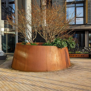 Customized Abnormal Shape Corten Steel <b>Planter</b> <b>Box</b> Indoor/Outdoor Use Practical and Decorative Panter <b>Box</b> - Product Image 4
