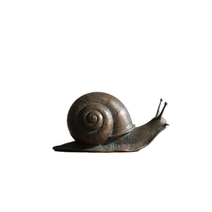 מודרני ומלאטי קישוט בית מודרני מסורתי וחלזונות ברונזה פסלי יד ביד - Product Image 6