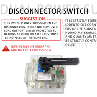 Interruptor Seccionador de Carga Transparente HGLB 160A 125A 4P con Fusible para Distribución de Energía Industrial, Interruptor Aislador NH