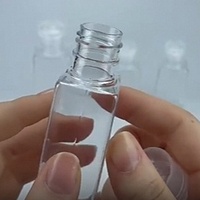 Botol PET Oktagon Mini 20/60/80ml Grosir dengan Tutup Flip Top dan Cetak Sablon untuk Gel Pembersih Tangan