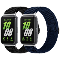 Correas de Reloj Ajustables de Nailon Elástico para Samsung Galaxy Fit 3 SM-R390, Pulseras de Repuesto para Hombre y Mujer