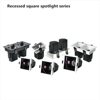 Spot LED d'intérieur IP20, spot de plafond 12W 15W 20W 2*12W 2*15W 2*20W anti-éblouissement COB pour salons, bureaux, hôtels