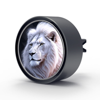 Diffuseurs de parfum pour voiture en alliage d'aluminium, personnalisables avec logo, longue durée, pour grille d'aération, cadeaux de luxe en gros
