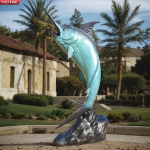 <span class=keywords><strong>Sculpture</strong></span> grandeur nature d'hippocampe de jardin extérieur en bronze coulé - Product Image 6