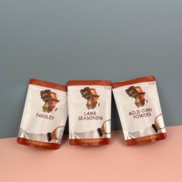 Sachet Doypack Personnalisé en PE avec Fenêtre Transparente pour Poudre d'Assaisonnement Alimentaire et Aliments pour Animaux – Qualité Alimentaire Refermable de Haute Qualité