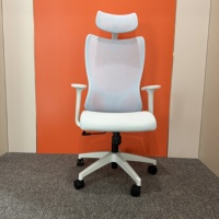 Chaise de bureau moderne en métal, installation simple avec roulettes, pour la maison, le bureau, l'hôtel, l'école, le salon, dossier haut, vente en gros d'usine