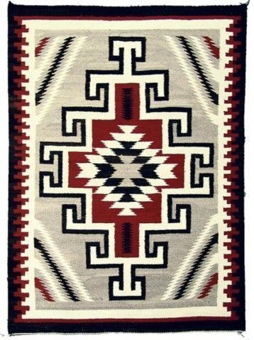 Beige, red and black