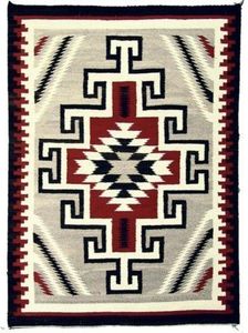 Alfombra de Lana de Estilo Bohemio con Diseño Geométrico Navajo, Alfombra de Color Tierra para Decoración del Hogar - Product Image 3