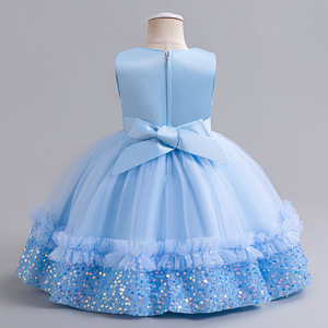 <span class=keywords><strong>Vestito</strong></span> da Principessa per Primo Compleanno, Nuovo Abito <span class=keywords><strong>con</strong></span> Paillettes e <span class=keywords><strong>Farfalle</strong></span> per Bambine, Abito da Cerimonia in Tulle per Bimbe - Product Image 2