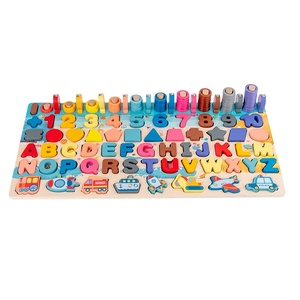 New trending 7 in 1 Fishing Count Numbers Matching Digital Shape Board Puzzle Toy Wholesale Montessori math toys for children - Product Image 6