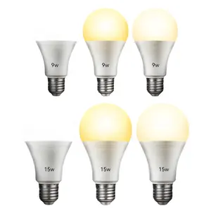 Freely Switch Three CCT Dimmable in One LED bulb Tricolor 5w7w9w12w15W18W Eye care table lamp E27 energy-saving Lamp