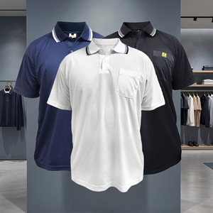Hecho en Corea ESD Coolon Shirt Ropa protectora ESD para uniformes de trabajo buena ventilación baja pelusa cómoda durabilidad extra - Product Image 2