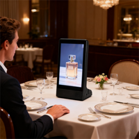 Nouvel écran tactile numérique de menu pour restaurant, bar, hôtel, table, affichage publicitaire, lecteur d'images vidéo, kiosque