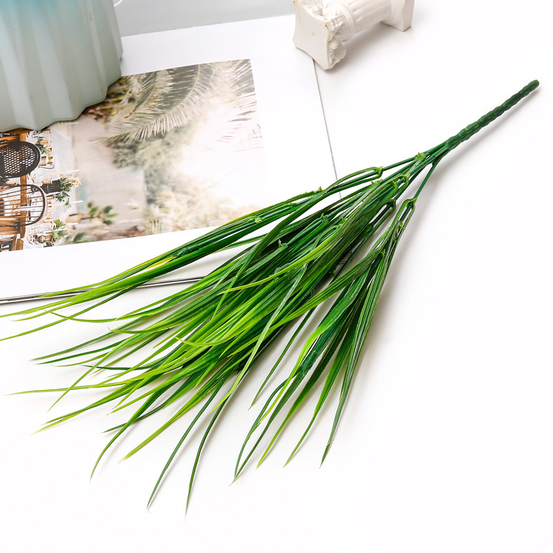 Комнатный наружный садовый декор искусственные зеленые кусты искусственная пластиковая пшеничная трава