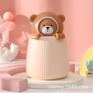 360ml Tank dễ thương Little <span class=keywords><strong>Bear</strong></span> tạo độ ẩm với atomizing Mist Sprayer mini xách tay USB LED ánh sáng ban đêm Máy tính để bàn hương liệu - Product Image 3