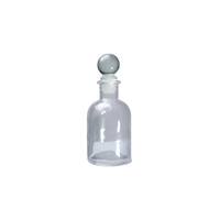 Flacon diffuseur d'aromathérapie de luxe en verre de 100g avec bouchon à vis pour l'épaule du flacon, idéal pour l'emballage d'huiles essentielles et de parfums d'intérieur